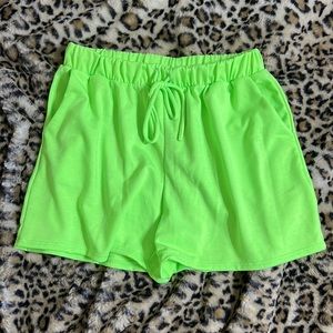 HEIMISH USA LIME GREEN SHORTS SIZE SMALL